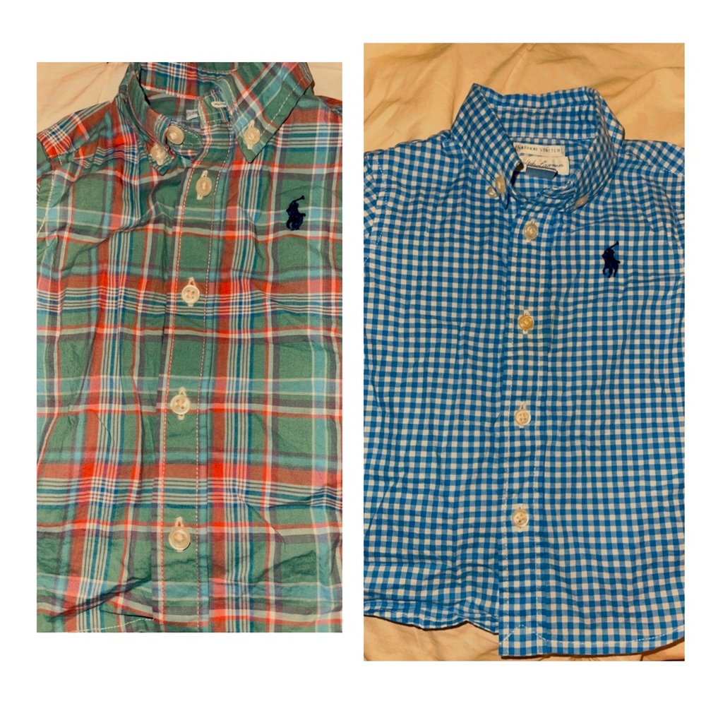 Ralph Lauren Polo Shirts Boys Size 6 Months
